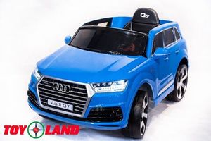 Детский электромобиль Toyland Audi Q7 высокая дверь синий