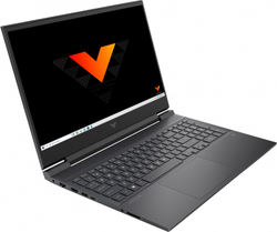 Ноутбук HP Victus 16-d0052ur Intel Core i5 11400H, 2.7 GHz - 4.5 GHz, 16384 Mb, 16.1" Full HD 1920x1080, 512 Gb SSD, DVD нет, nVidia GeForce RTX 3050 4096 Mb, DOS, серый, 4E0X4EA