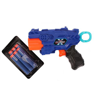 Пистолет с мягк.пулями, коробка JLX7213