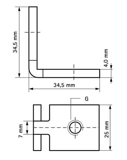 Гайка-уголок канальная Walraven BIS М8 для профилей WM (арт. 6513709)
