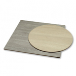 Стол ламинированный обеденный складной Scab Design Tripe Folding, белый, состаренный серый дуб