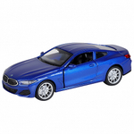 Модель1:44 BMW M850i Coupé, синий, инерция, откр. двери