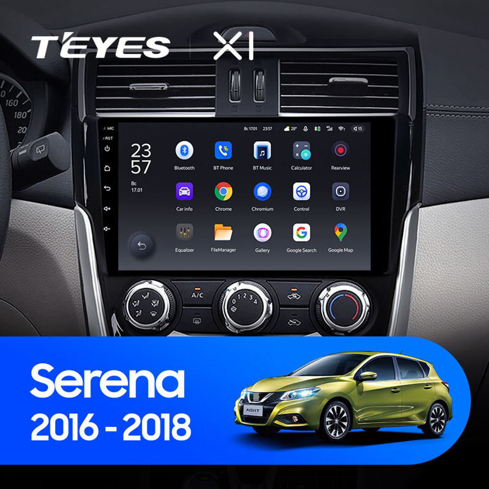 Teyes X1 9" для Nissan Serena 2016-2018