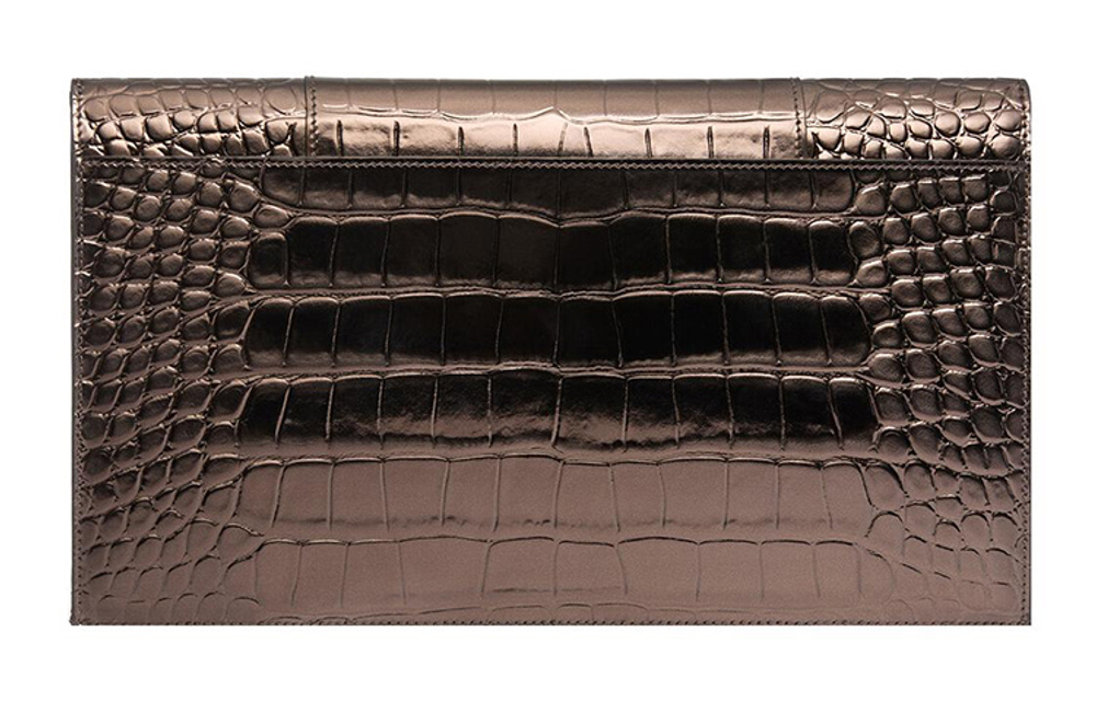 Balenciaga Calfskin Clutch Women"s Brown