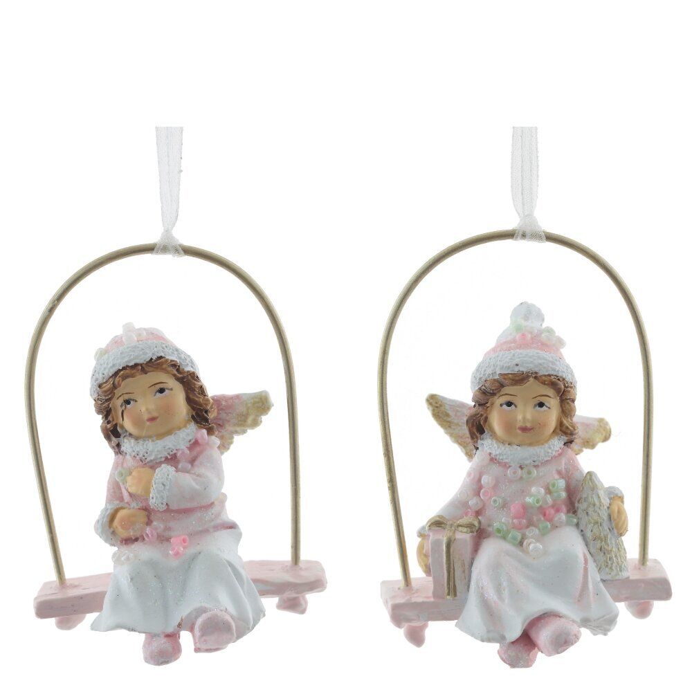 GAEM Изделие декоративное подвесное "Девочка на качелях", L5 W4 H8 см, 2в.