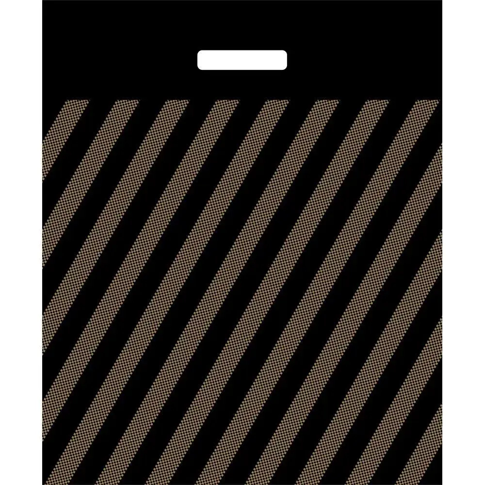 Пакет ПЭ с вырубной ручкой 40+3см"Полоса" Артпласт (х50) {2 (комплект 25 шт)