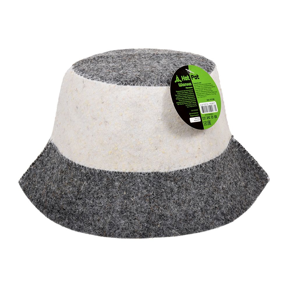 Шапка для бани и сауны Hot Pot Панама, 218259