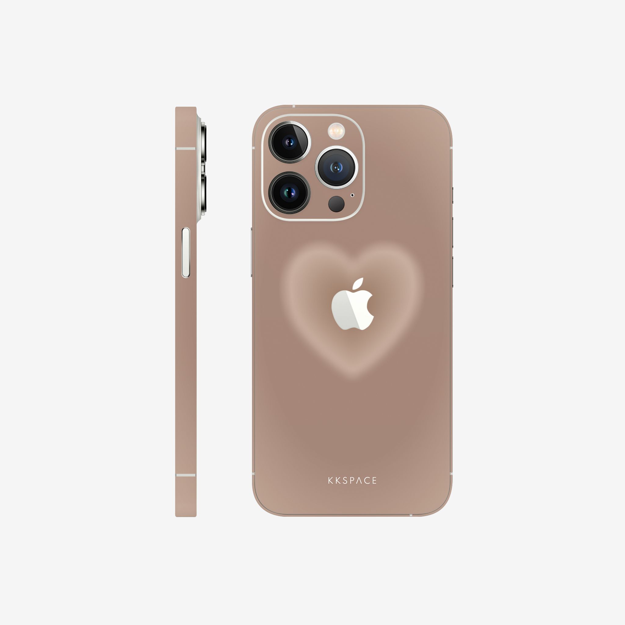 Виниловая наклейка LATTE HEART для iPhone