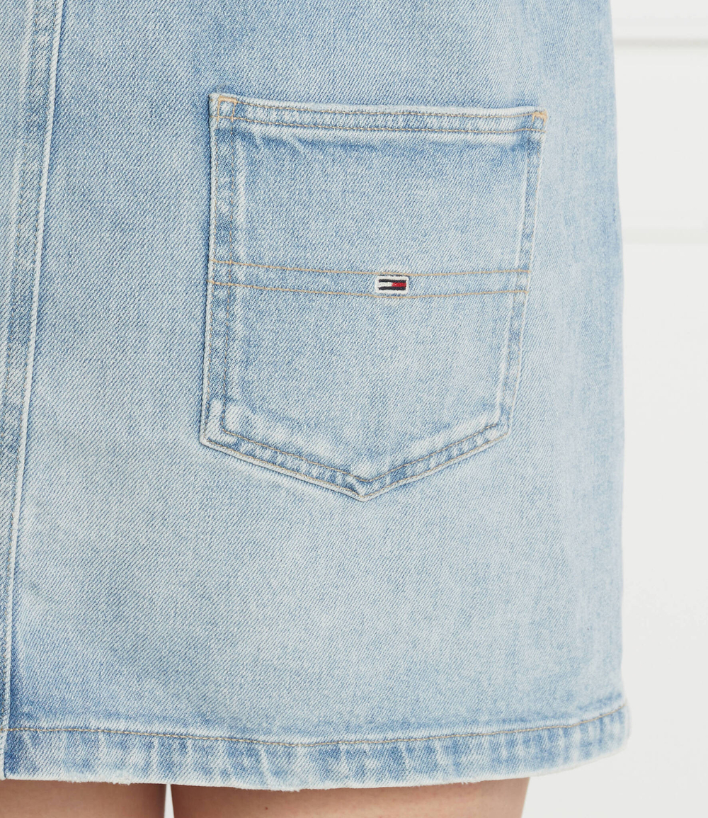 Платье PINAFORE Tommy Jeans - голубой(DW0DW17678)