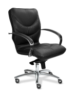 Кресло для руководителя Лидс хром В