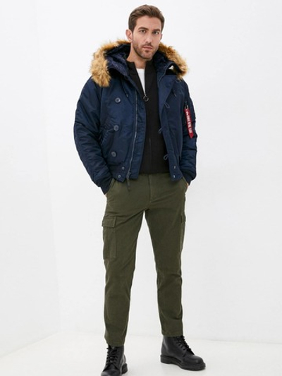 Куртка Мужская Alpha N-2B Flight Jacket (т.синяя - r.blue)
