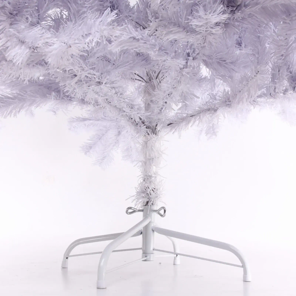 Ёлка «Снежная королева» 210 см, ПВХ белый (1400 веток)