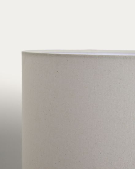 Абажур для подвесного светильника Niani из хлопка цвета слоновой кости, диаметр 60 см