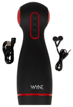 Мастурбатор WYNE Masturbator 06 с двумя моторами (Цвет: телесный с черным)