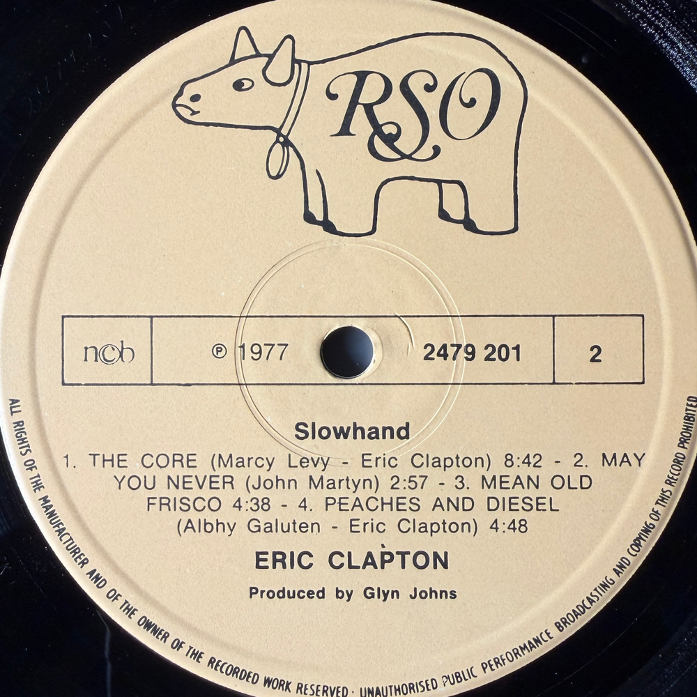 Eric Clapton - Slowhand (Скандинавия 1977г.)