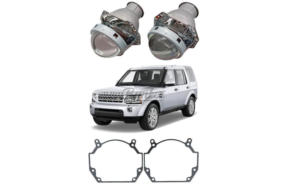Готовый комплект для замены штатных линз Land Rover Discovery 4 дорестайлинг 2009-2013