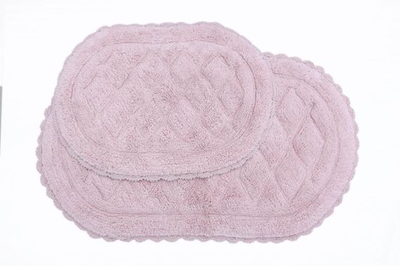 KIMBERLY (пудра) Набор ков. для ванной 60х100 и 50х70