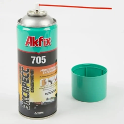 Набор для экспресс склеивания Akfix 705 (активатор 400 мл + клей 125 гр) двухкомпонентный для дерева, ткани, резины, кожи, обуви, пластика