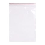 Пакеты ZIP LOCK "зиплок" ОЧЕНЬ ПРОЧНЫЕ, комплект 100 шт., 200х250 мм, ПВД 80 мкм, BRAUBERG EXTRA, 608178