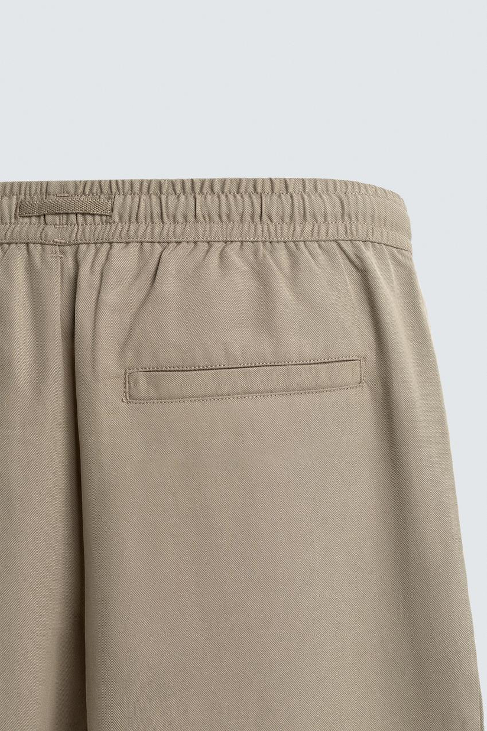 ZARA БРЮКИ REGULAR FIT ИЗ 100% ЛИОЦЕЛЛА, РЫЖЕВАТО-КОРИЧНЕВЫЙ