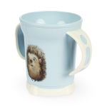 Чашка детская 270мл с декором светло-голубой *12 (Бытпласт)