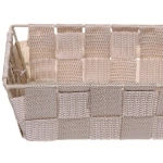 Корзина для хранения «ФАРТЕГО», цвет капучино, 36*14*6см (лейбл Селфи)