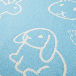 Плед вязаный детский «Зайчик»