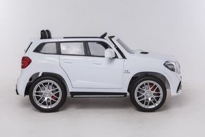 Детский электромобиль Joy Automatic Mercedes Benz AMG GLS63 LUXE белый фото №5