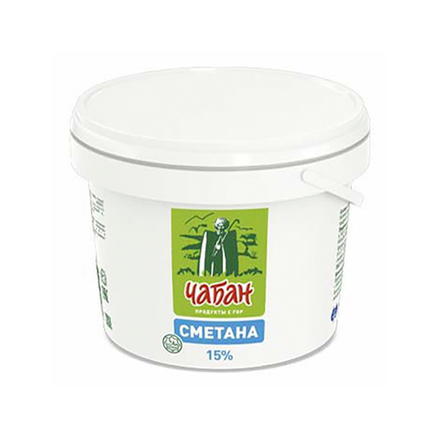 Сметена Чабан 25% 700 гр. ведро