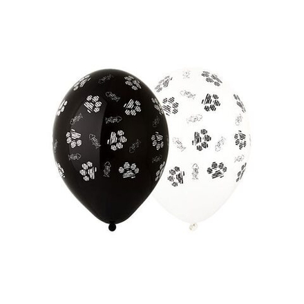 Шары воздушные с рисунком 36см "Котики Лапки"