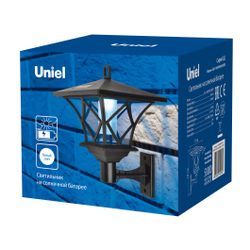 USL-S-186-PM180 RETRO Садовый светильник на солнечной батарее Ретро. 2 светодиода. Белый свет. 1xАА Ni-Mh аккумулятор в-к. IP44. TM Uniel