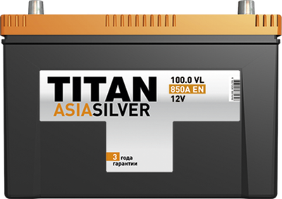 TITAN Asia silver 6СТ-100 аккумулятор
