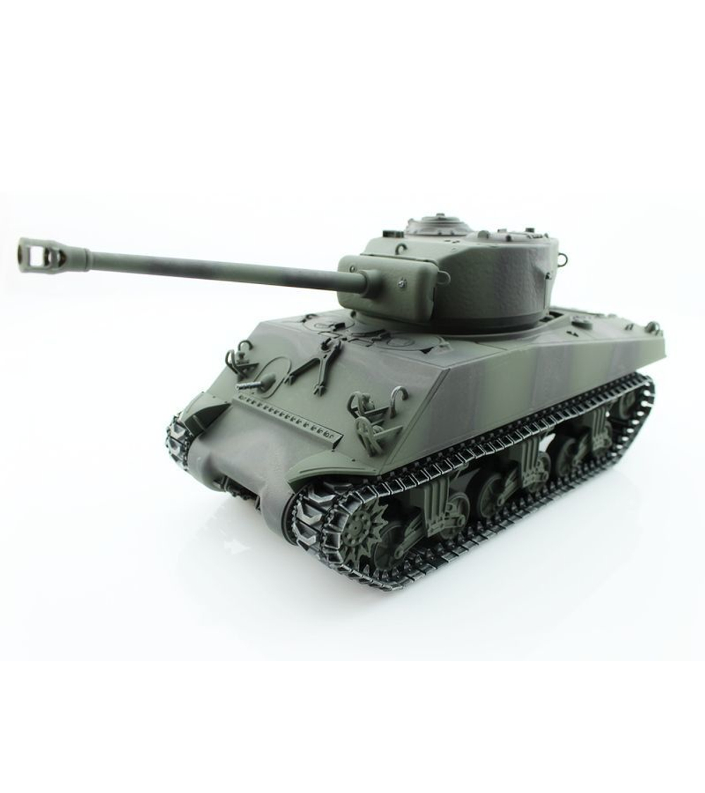 Радиоуправляемый танк Torro Sherman M4A3 76mm, 1/16 2.4G, ИК-пушка, деревянная коробка