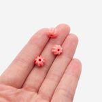 Подвеска резная "Бутон", 8мм, коралловая пудра