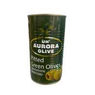 Оливки зеленые без косточки консервированные, 370г