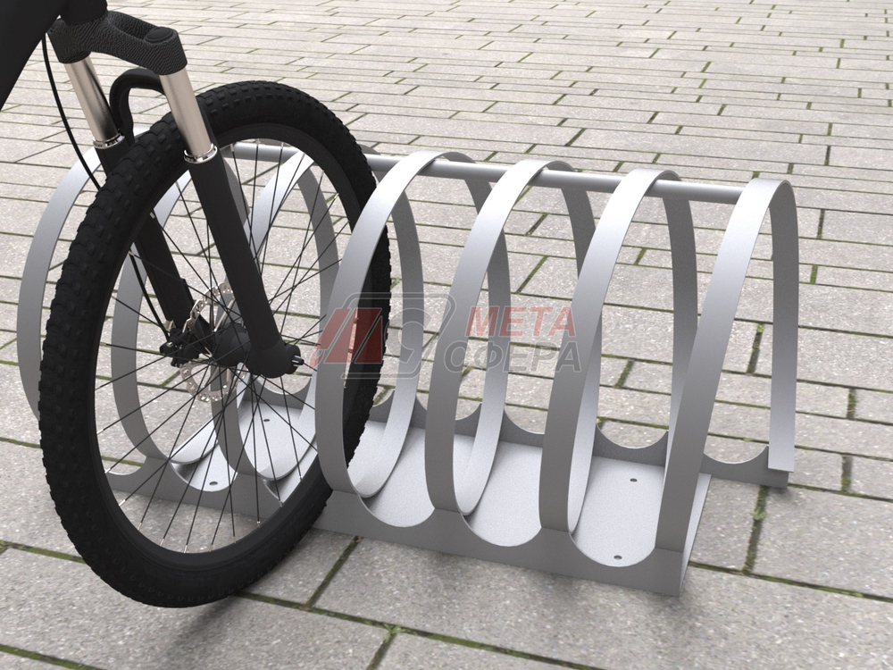 Велопарковка Пружина на 6 мест