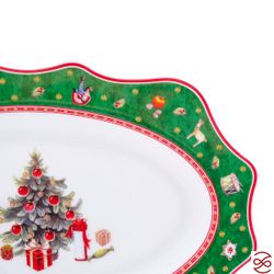 Блюдо овальное Repast Green 25.4*16.6*2 см