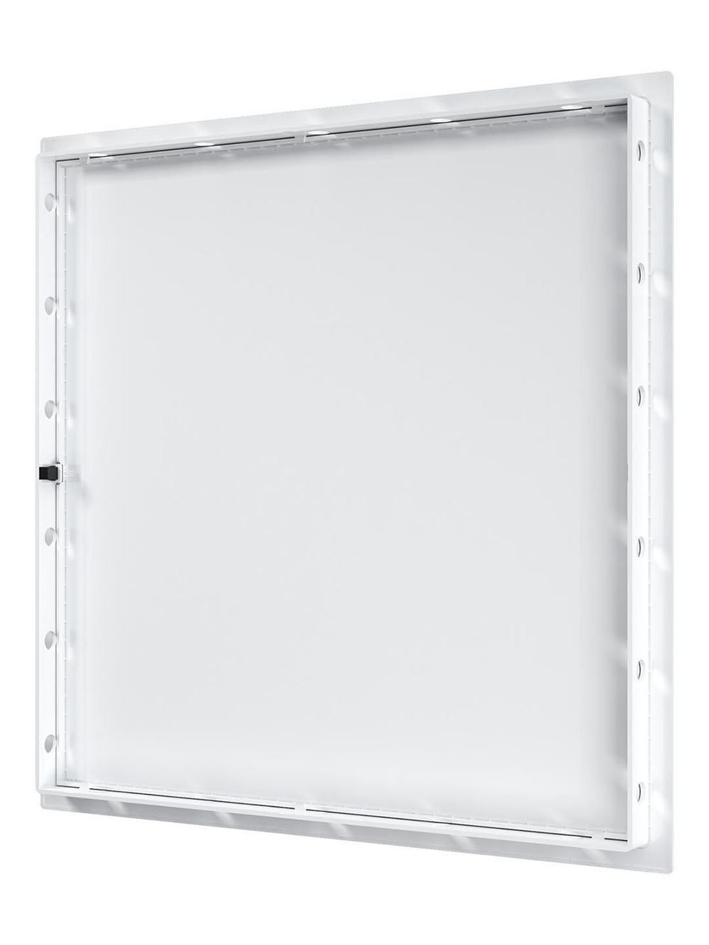 Люк ревизионный LN фланец 400х400 нажимной 427х427 пластик EVECS