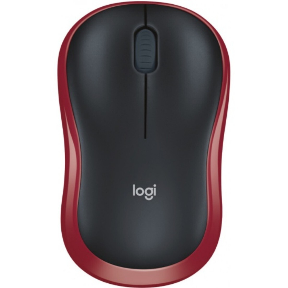Мышь Logitech M185 Wireless 2.4 Ghz, Red