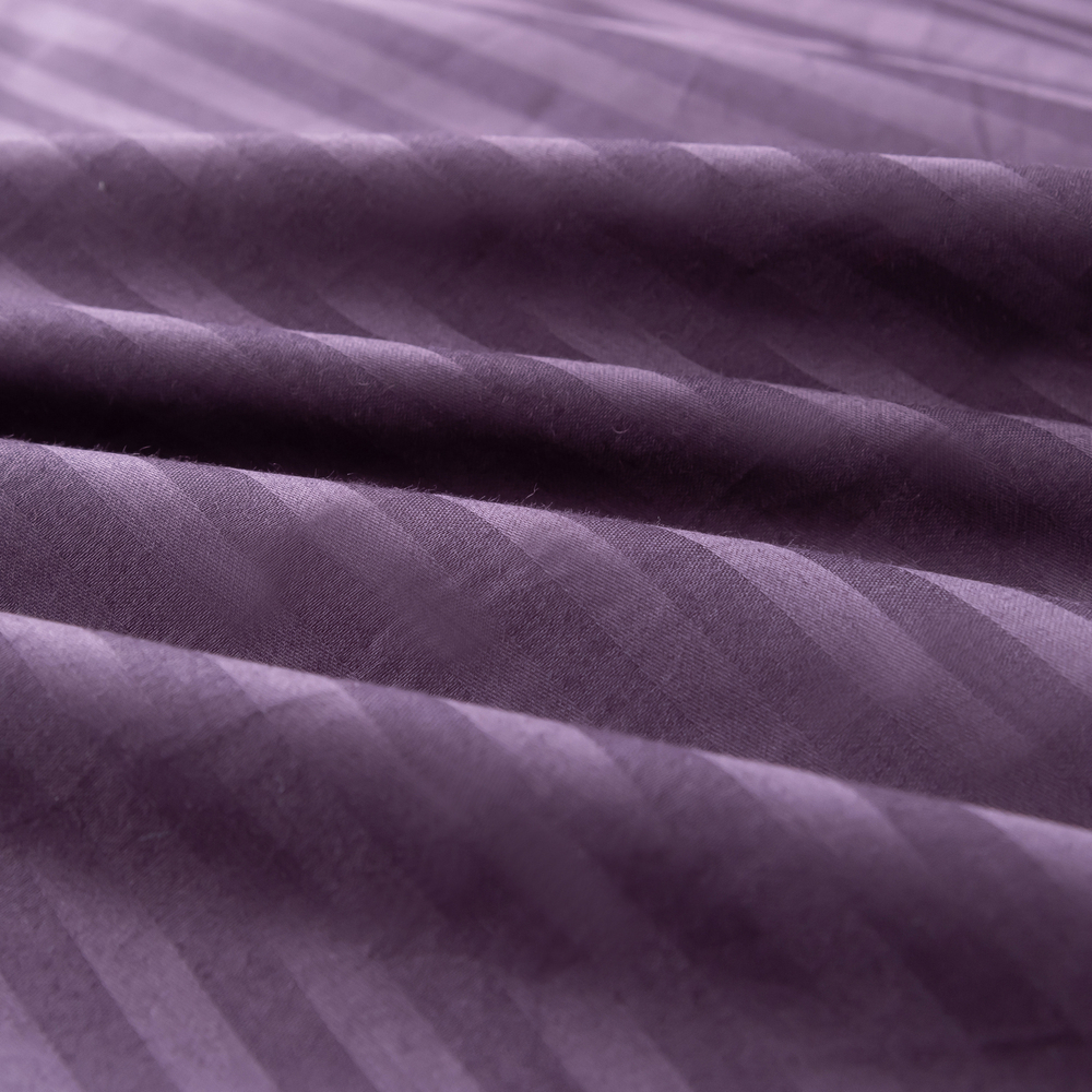 Простынь на резинке Страйп Сатин Однотонный 100% хлопок RR1CT032