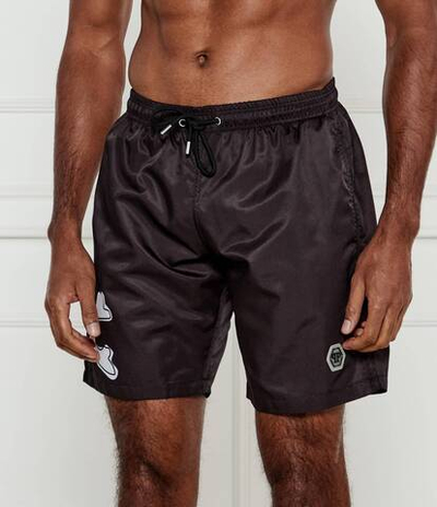 Шорты для плавания Skull&Bones Philipp Plein - черный(MMX0179 PTE003N)