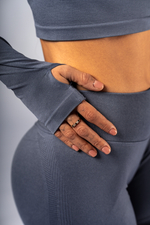 Рашгард Seamless Long-Sleeve Top POWER 892 GREY