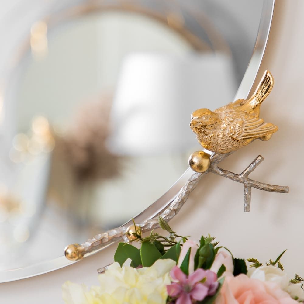 Зеркало Терра Айвори Мраморное золото