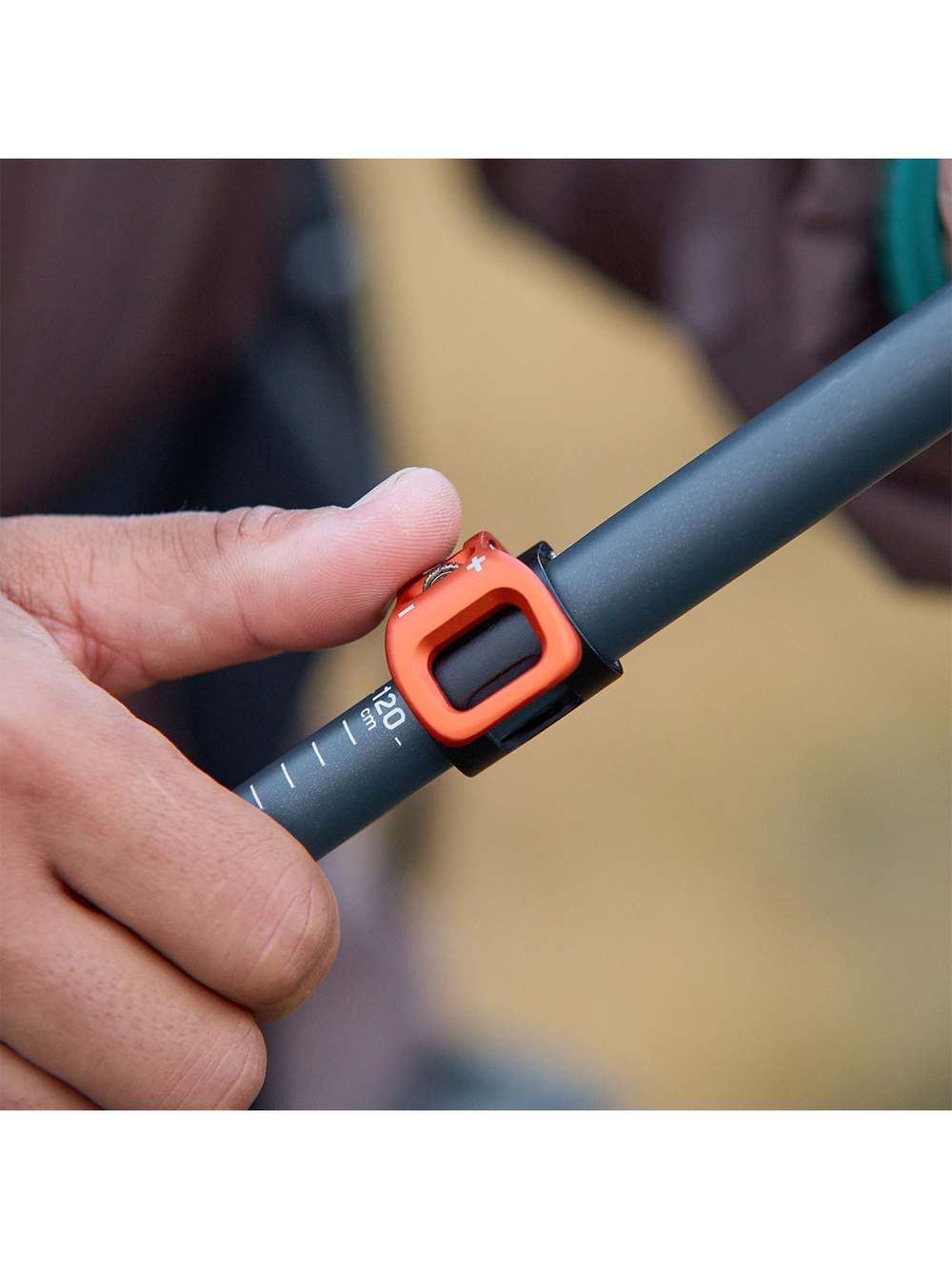 Палки треккинговые Naturehike Sunsia 3-EXT, карбон, 3-секционные, 62-135 см, оранжевые, 2 шт
