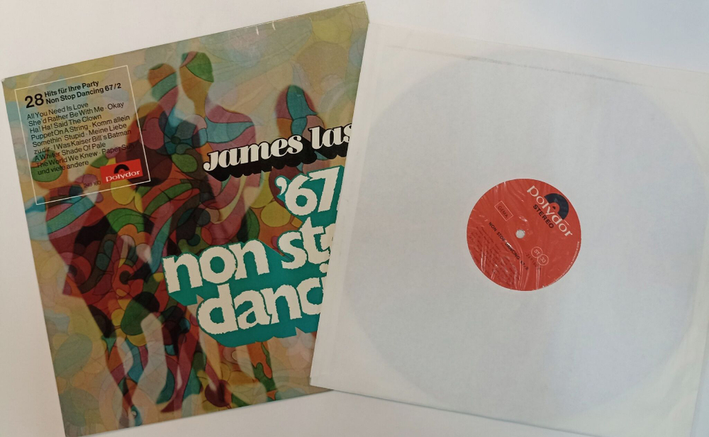 Винтажная виниловая пластинка LP James Last Non Stop Dancing 67 2 (Germany 1967)