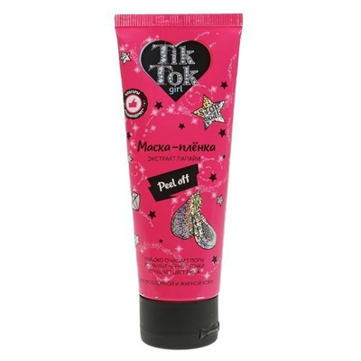 Маска-пленка 75мл. "Для жирной и проблемной кожи" папайя MAS87251TTG (Tik Tok girl)
