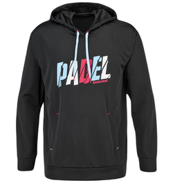 Мужская теннисная кофта Babolat Padel Hood Sweat Men - черный