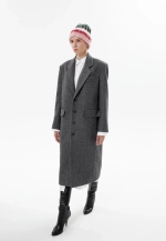 Классическое пальто, серый