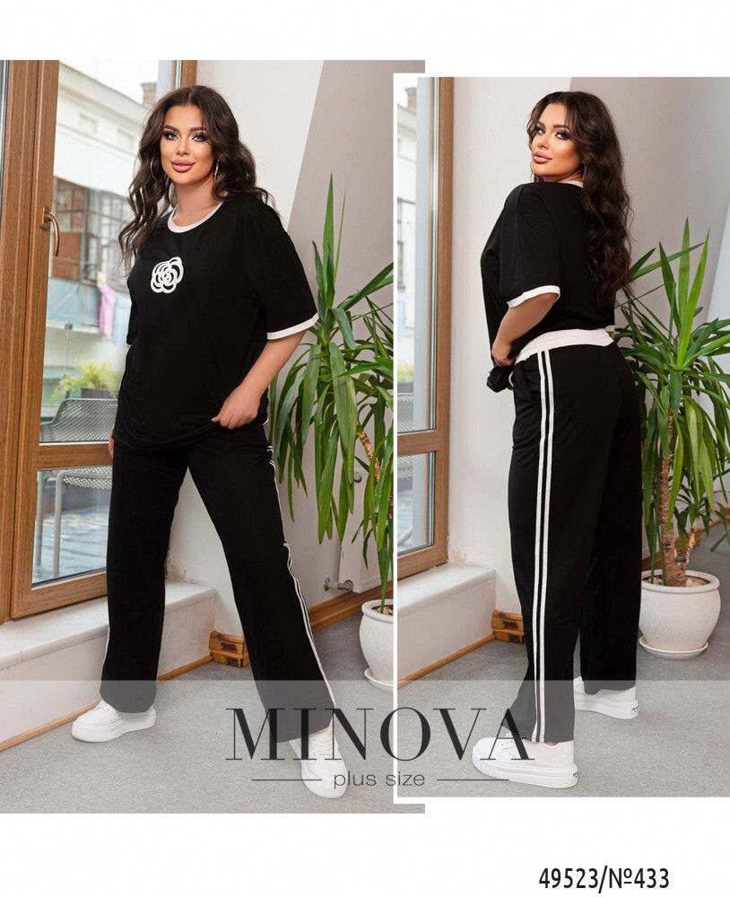 Костюм 433-черный Minova