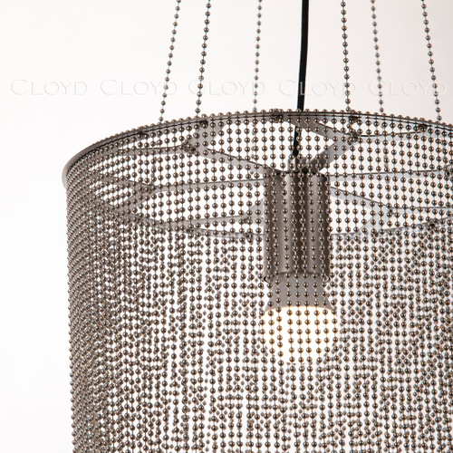 Подвесной светильник Cloyd ONASSIS P1 / Ø28 см - никель сатин (арт.11476)